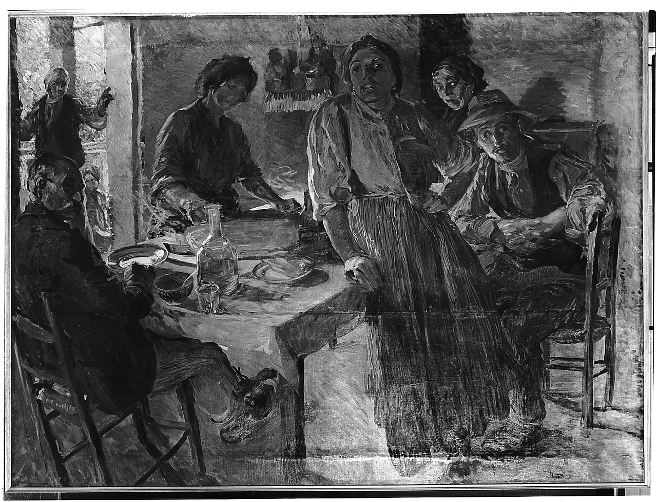 La famiglia intorno alla polenta - Palazzo Pitti, Firenze